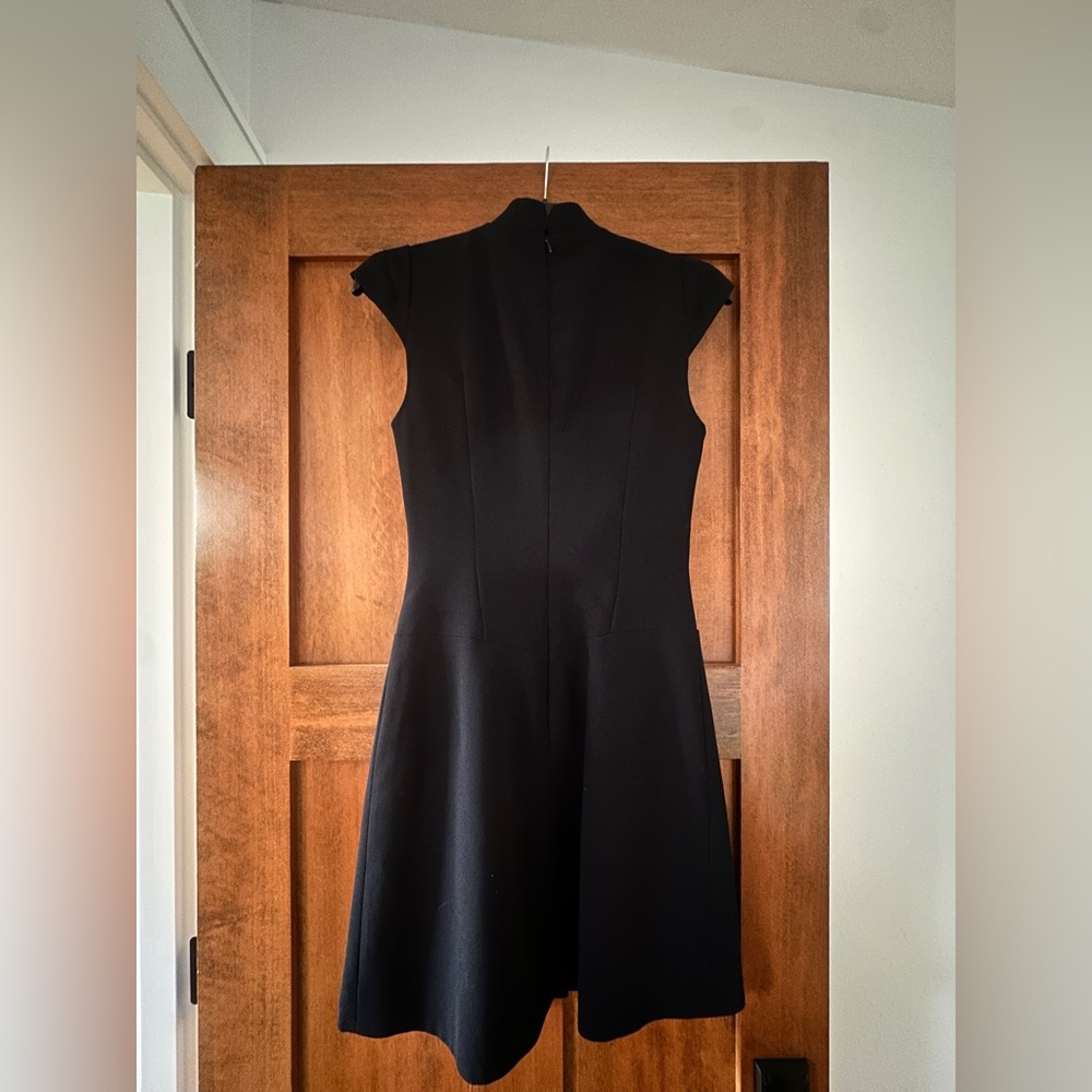 Karen Millen Black Military Tailored Mini Dress - Picture 5 of 6